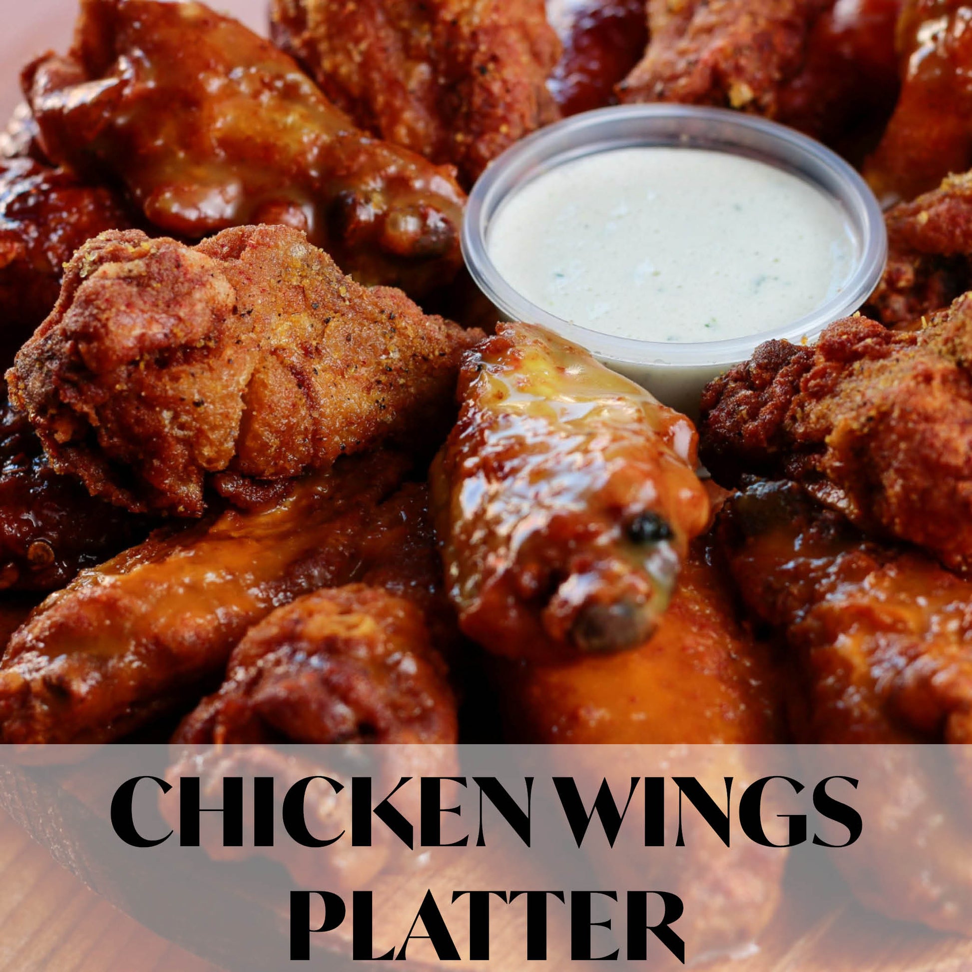 chicken wings platter