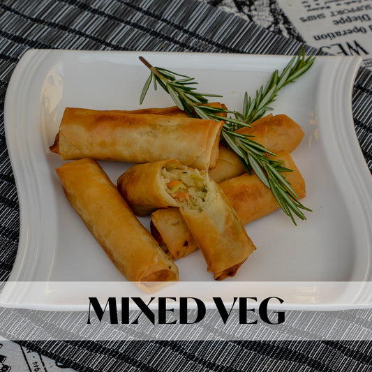 mixed vegetable spring rolls | thesnack.co.za